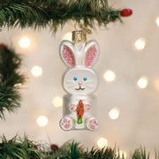 Old World Christmas Marshmallow Bunny Ornament