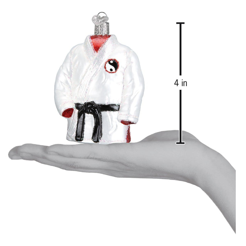 Old World Christmas Martial Arts Robe Ornament