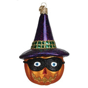 Old World Christmas Masked Witch Jack O'lantern Ornament