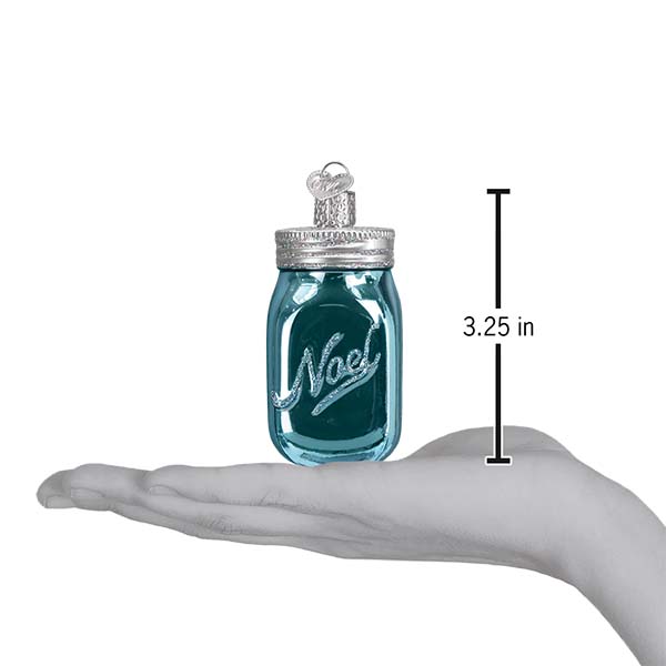 Old World Christmas Mason Jar Ornament