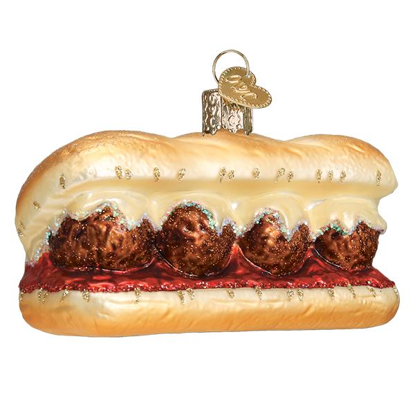 Old World Christmas Meatball Sandwich Ornament