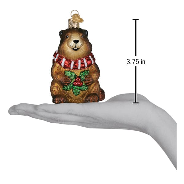 Old World Christmas Merry Marmot Ornament