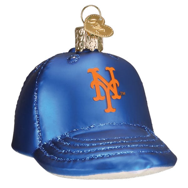 Old World Christmas Mets Baseball Cap Ornament