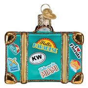 Old World Christmas Miami Suitcase Ornament