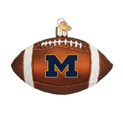 Old World Christmas Michigan Football Ornament