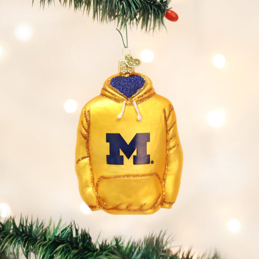 Old World Christmas Michigan Hoodie Ornament