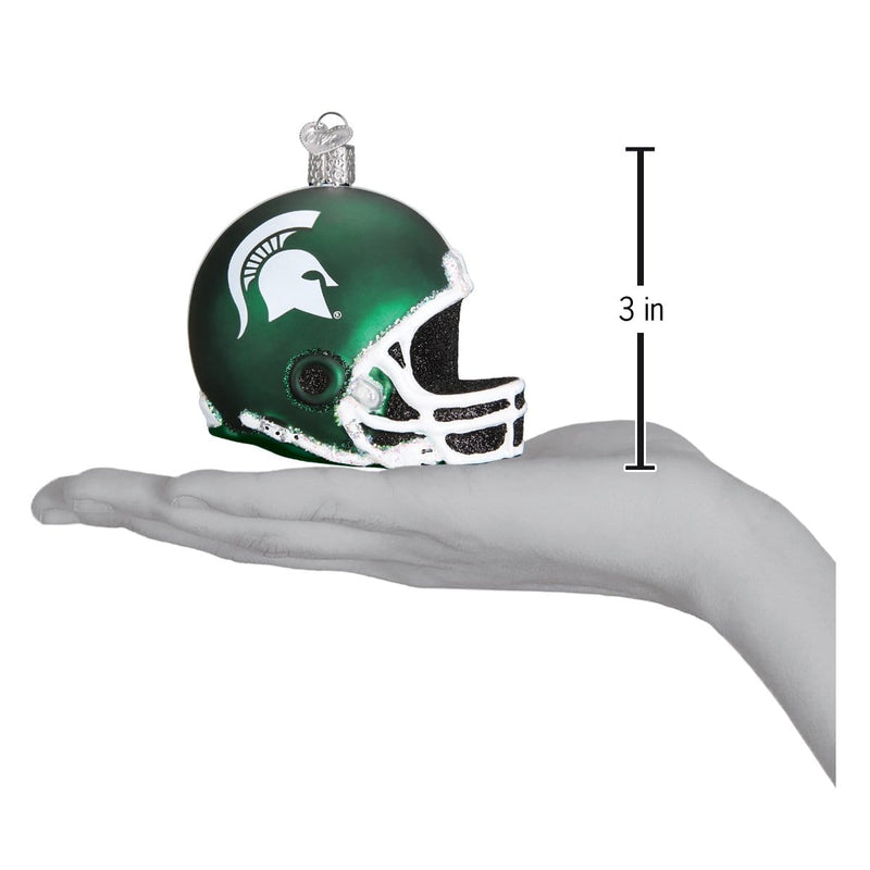Old World Christmas Michigan State Helmet
