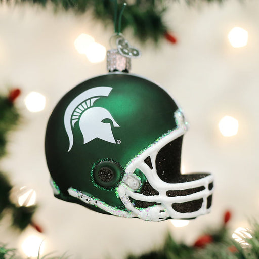 Old World Christmas Michigan State Helmet