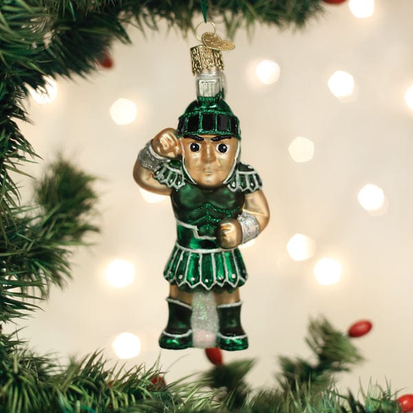Old World Christmas Michigan State Sparty Ornament