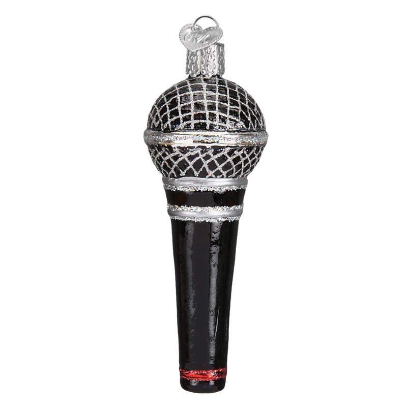 Old World Christmas Microphone Ornament
