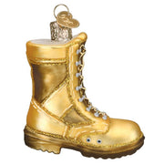 Old World Christmas Military Boot Ornament