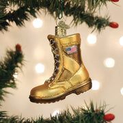 Old World Christmas Military Boot Ornament