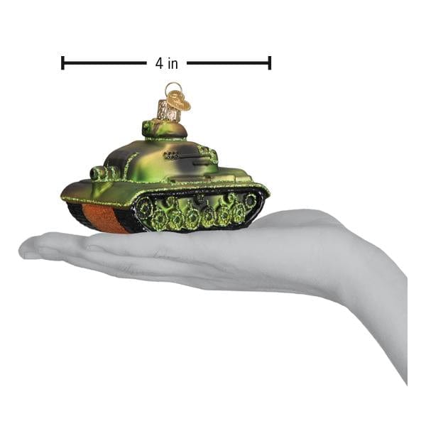 Old World Christmas Military Tank Ornament