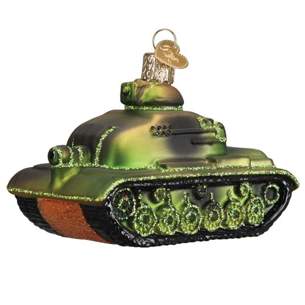 Old World Christmas Military Tank Ornament