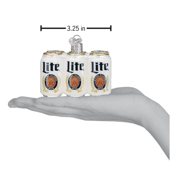 Old World Christmas Miller Lite Six Pack Ornament