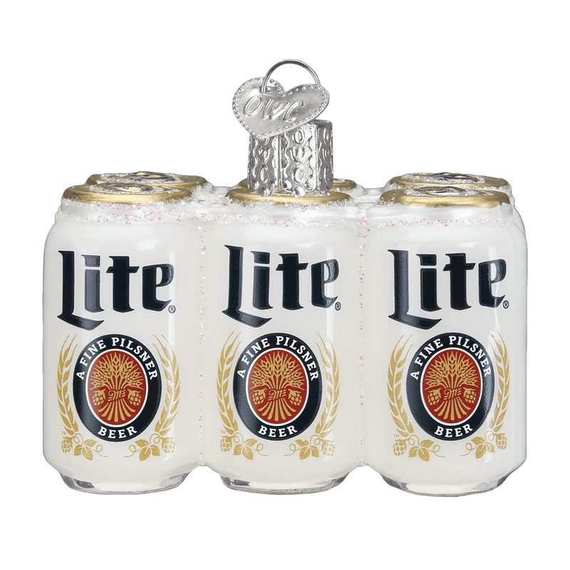 Old World Christmas Miller Lite Six Pack Ornament