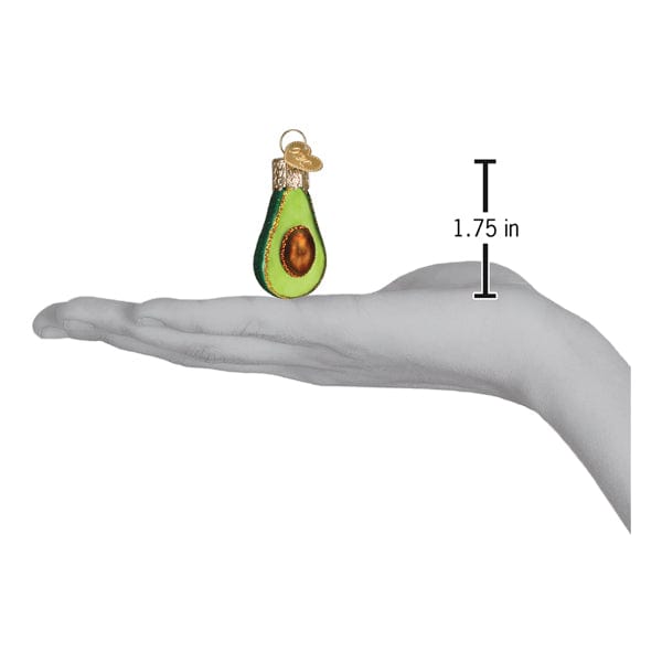Old World Christmas Mini Avocado Ornament