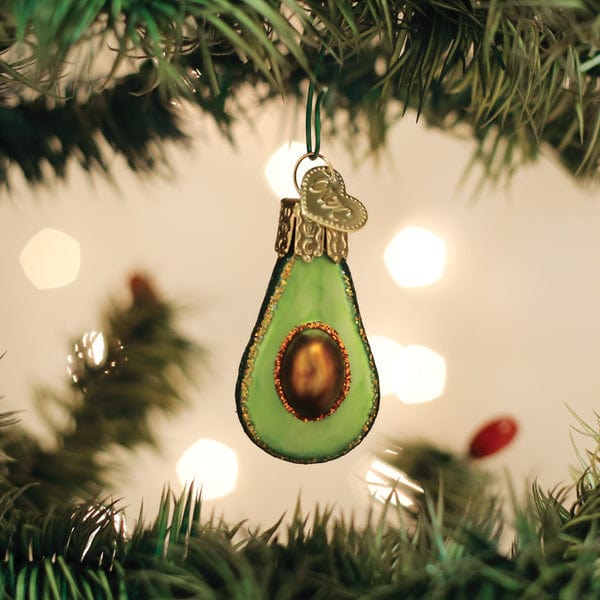 Old World Christmas Mini Avocado Ornament