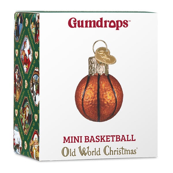 Old World Christmas Mini Basketball Ornament