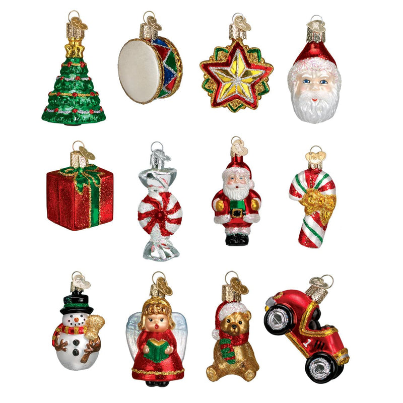 Old World Christmas Mini Christmas Ornament Set
