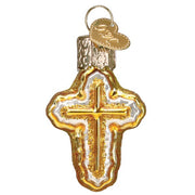 Old World Christmas Mini Cross Ornament