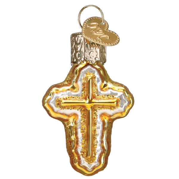 Old World Christmas Mini Cross Ornament