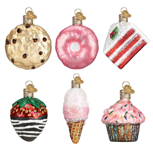 Old World Christmas Mini Dessert Ornament Set