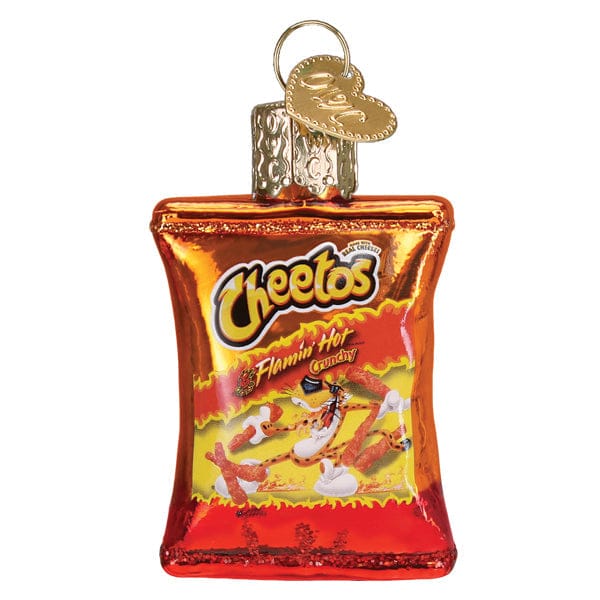 Old World Christmas Mini Flamin' Hot Cheetos Ornament