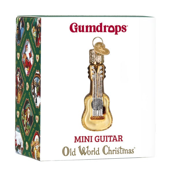 Old World Christmas Mini Guitar Ornament