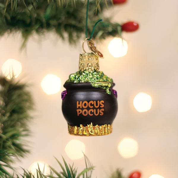 Old World Christmas Mini Halloween Cauldron Ornament