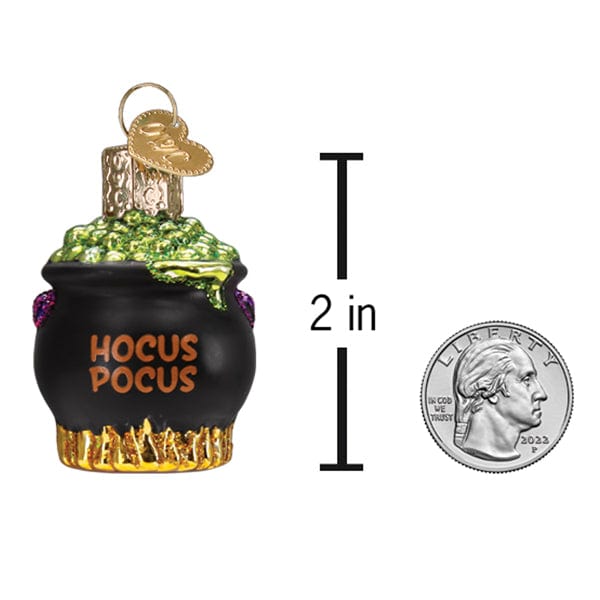 Old World Christmas Mini Halloween Cauldron Ornament