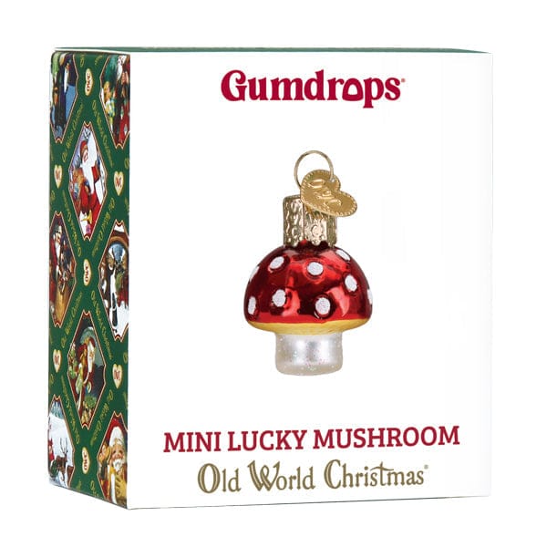 Old World Christmas Mini Lucky Mushroom Ornament