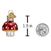 Old World Christmas Mini Lucky Mushroom Ornament