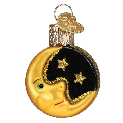 Old World Christmas Mini Moon Ornament