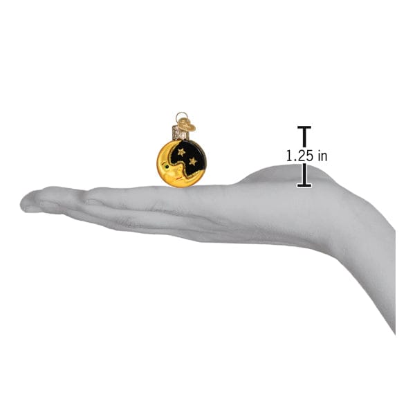 Old World Christmas Mini Moon Ornament