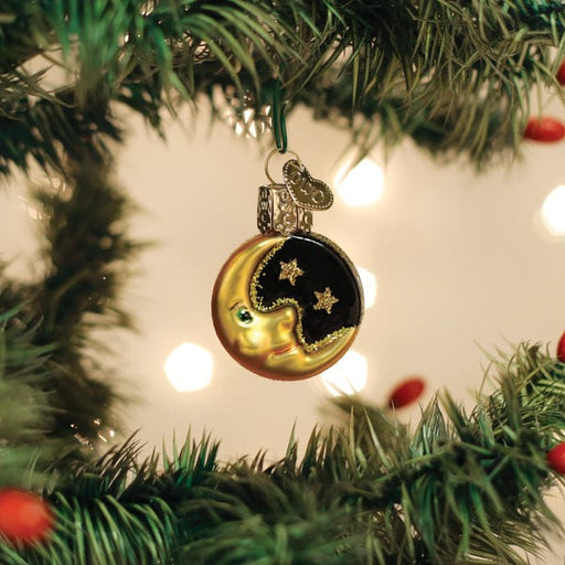 Old World Christmas Mini Moon Ornament