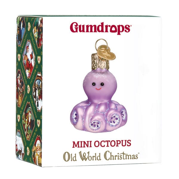 Old World Christmas Mini Octopus Ornament