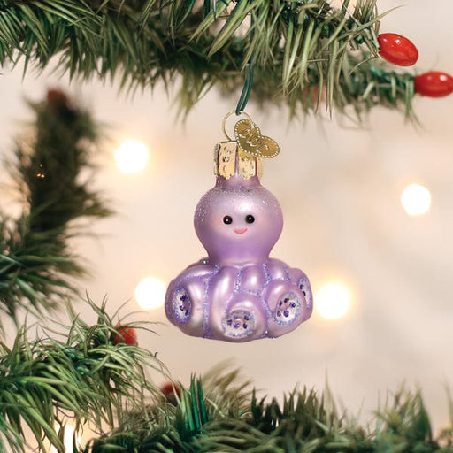 Old World Christmas Mini Octopus Ornament