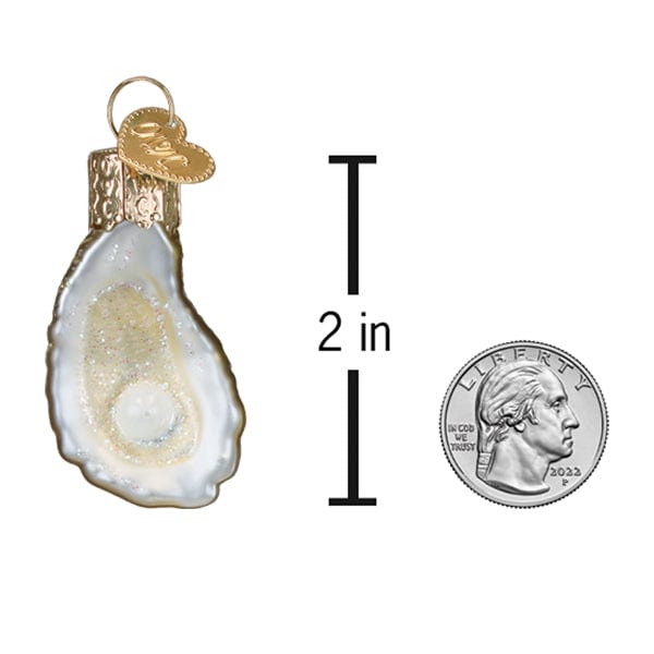Old World Christmas Mini Oyster With Pearl Ornament