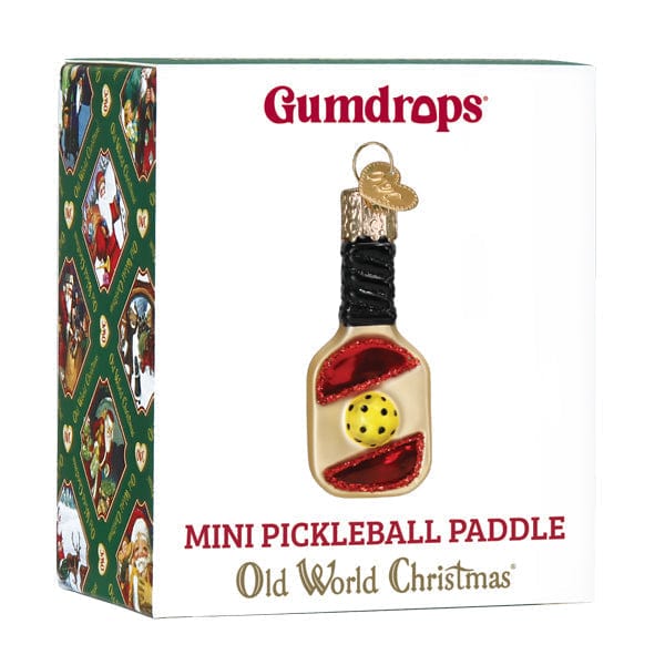Old World Christmas Mini Pickleball Paddle Ornament