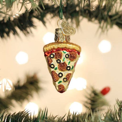 Old World Christmas Mini Pizza Slice Ornament