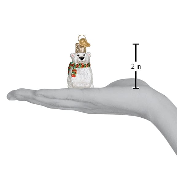 Old World Christmas Mini Polar Bear Ornament