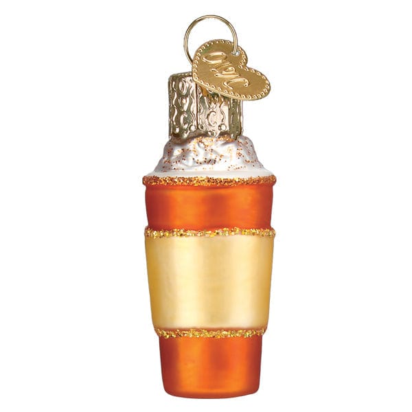 Old World Christmas Mini Pumpkin Spice Latte Ornament
