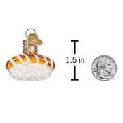 Old World Christmas Mini Salmon Sushi Ornament