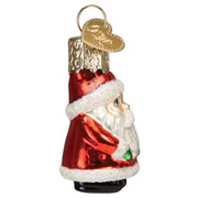 Old World Christmas Mini Santa Ornament