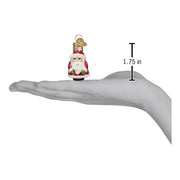 Old World Christmas Mini Santa Ornament