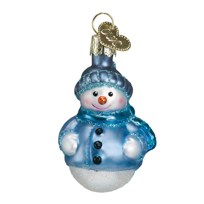 Old World Christmas Mini Snowman Ornament Set