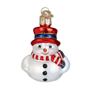 Old World Christmas Mini Snowman Ornament Set