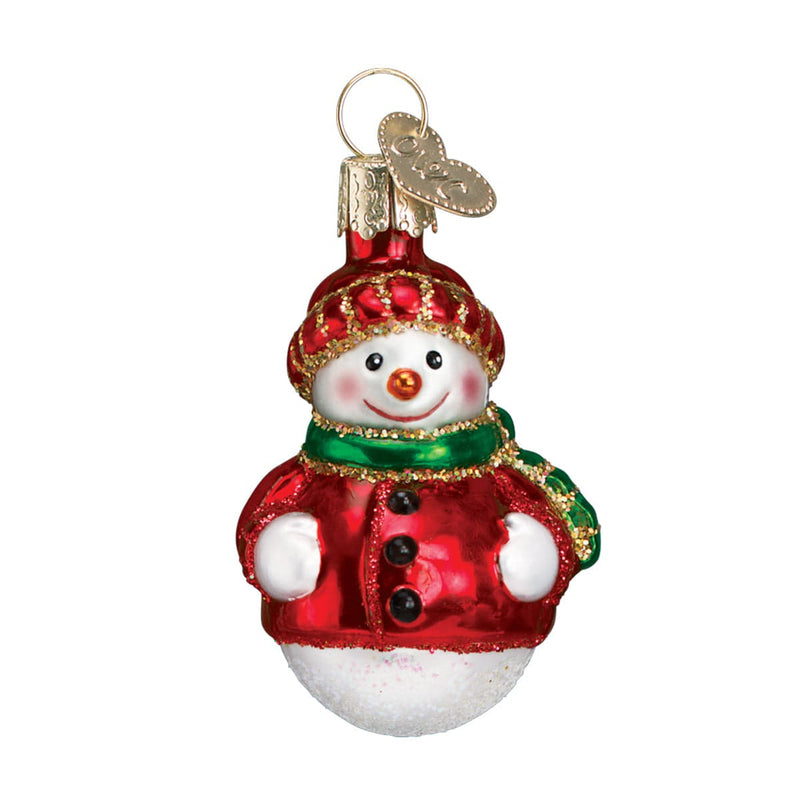 Old World Christmas Mini Snowman Ornament Set