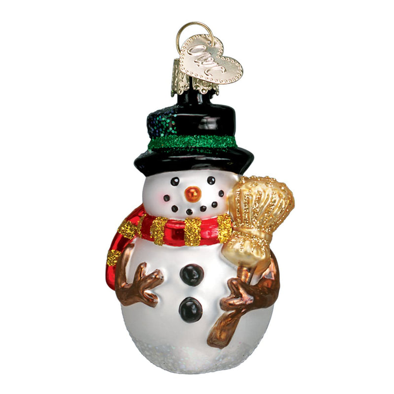 Old World Christmas Mini Snowman Ornament Set